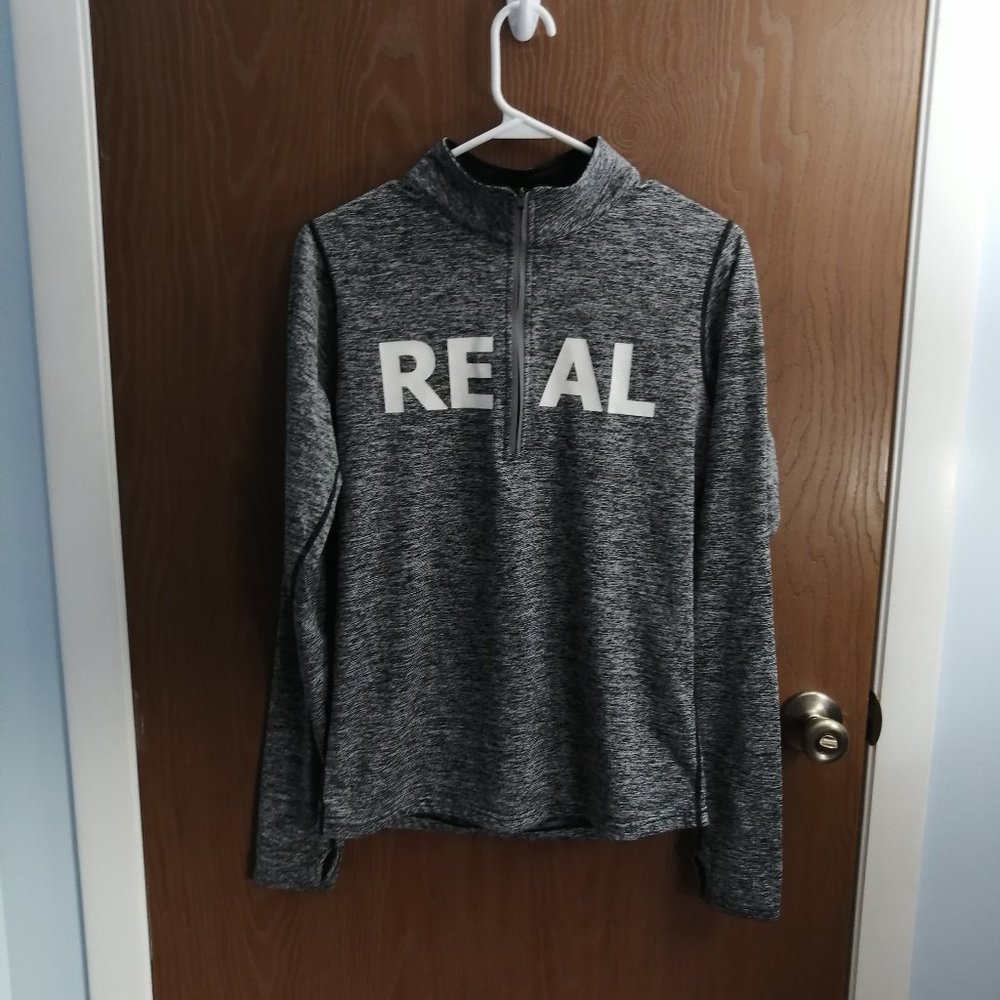 Forever 21 Real Half Zip Up Sporty Turtleneck Jacket Size L